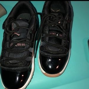 ***SOLD*** Girls light pink & black Jordans